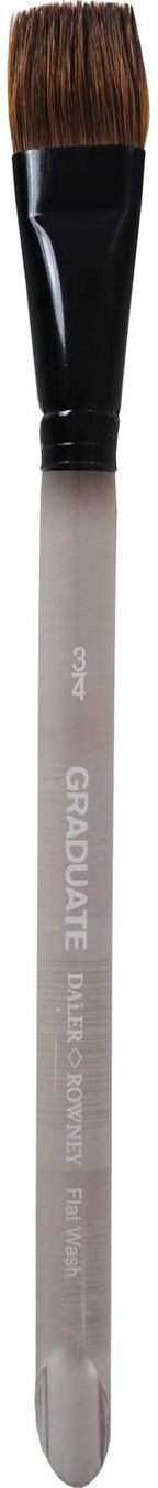 Daler Rowney Graduate Flat Brush in Pony Hair / Synthetics Size 3/4 - Al Masam Stationery LLC