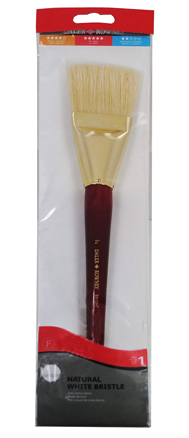 Daler Rowney Simply Short Handle Bristol Mega Brush - Al Masam Stationery LLC Main image