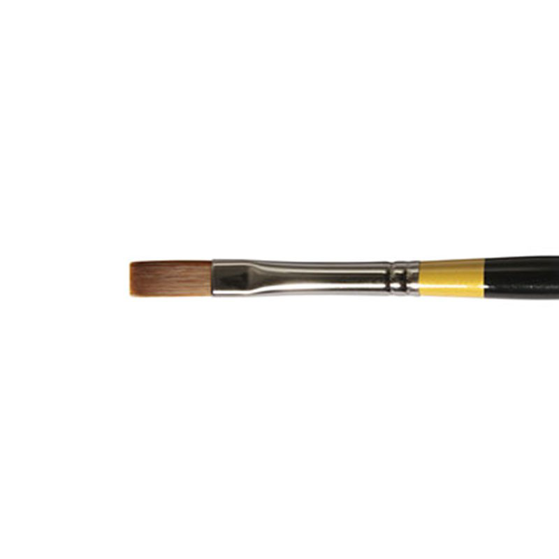 Daler Rowney System 3 Acrylic Brushes Series 21 Long Flat # 1/4" - Al Masam Stationery LLC Main image