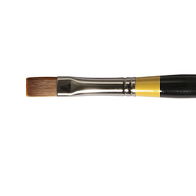 Daler Rowney System 3 Acrylic Brushes Series 21 Long Flat # 3/4" - Al Masam Stationery LLC Main image