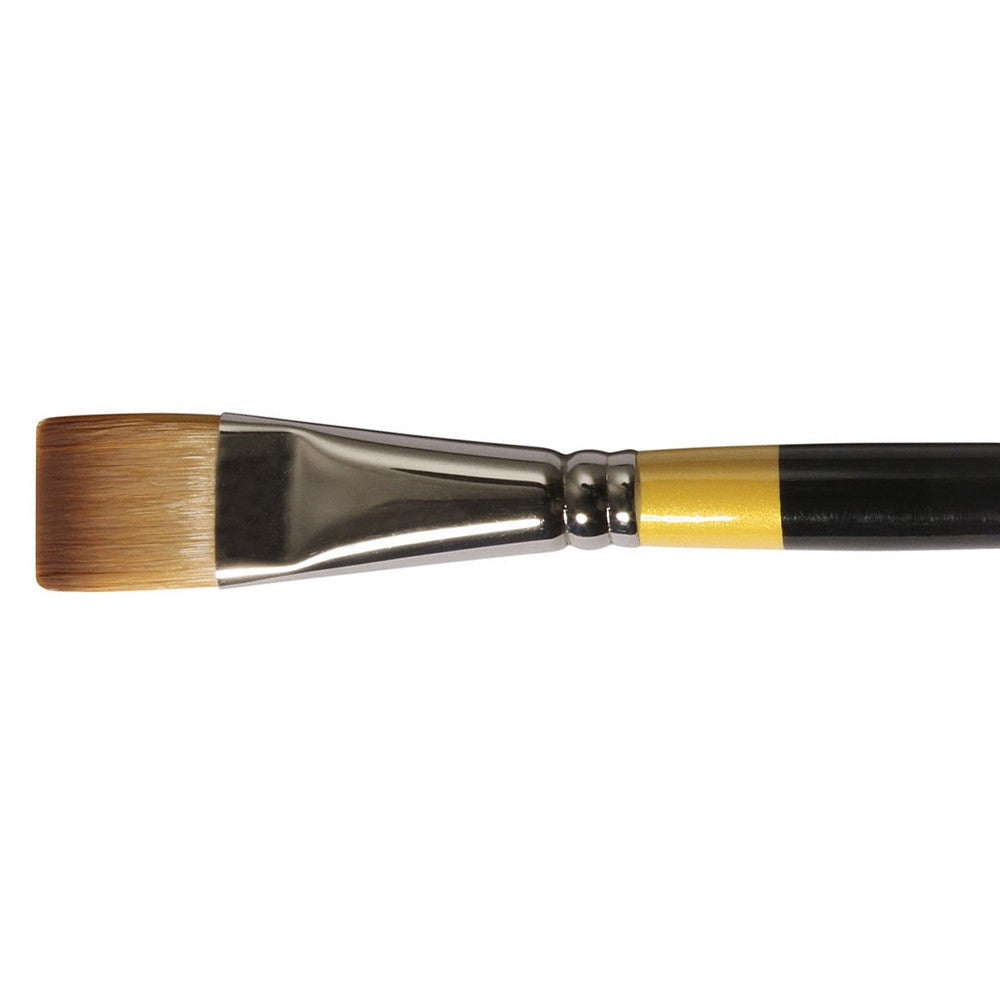 Daler Rowney System 3 Acrylic Brushes Series 55 Short Flat # 3/4" - Al Masam Stationery LLC Main image