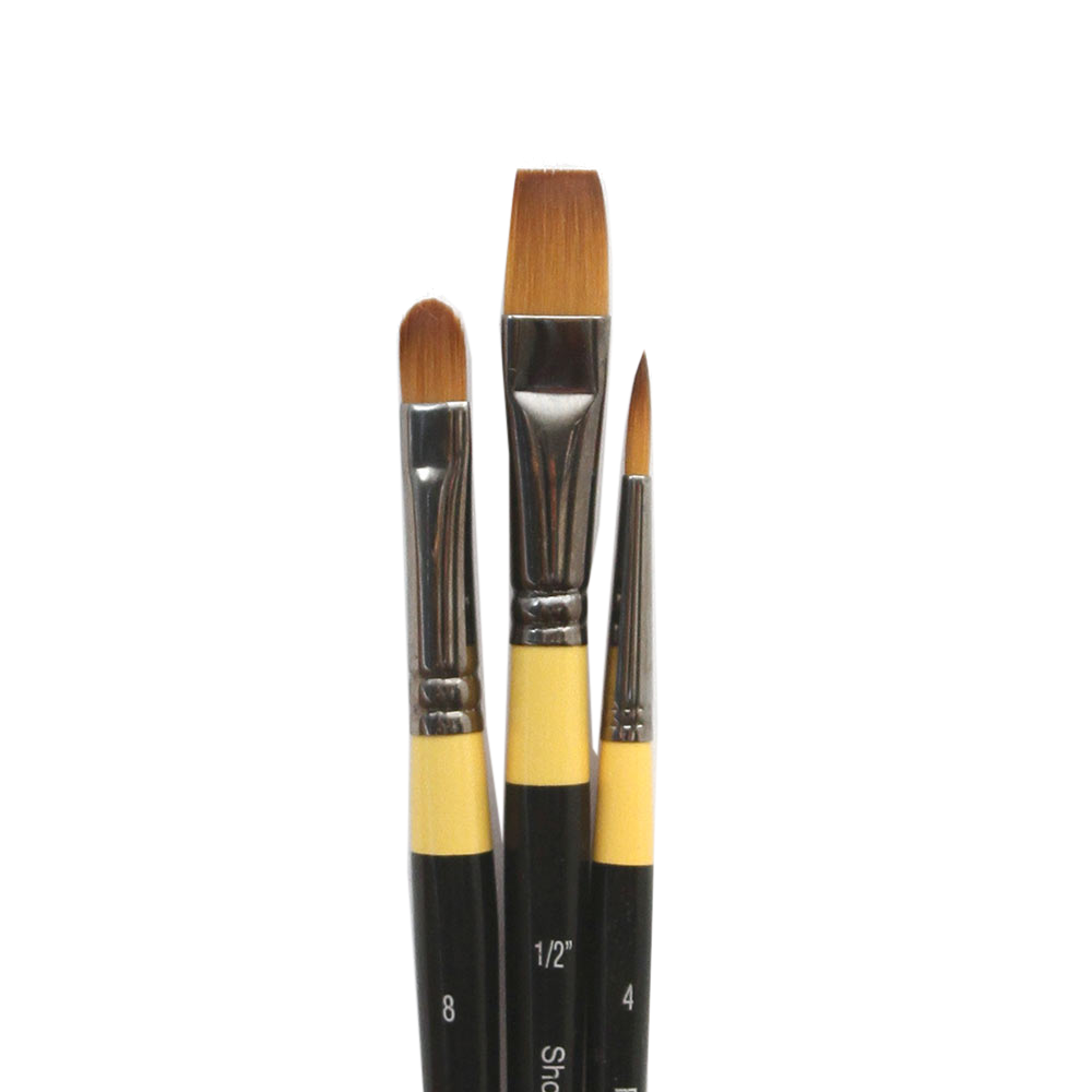 Daler Rowney System 3 Acrylic Brushes System-3 Wallets Starter Set - Al Masam Stationery LLC Main image