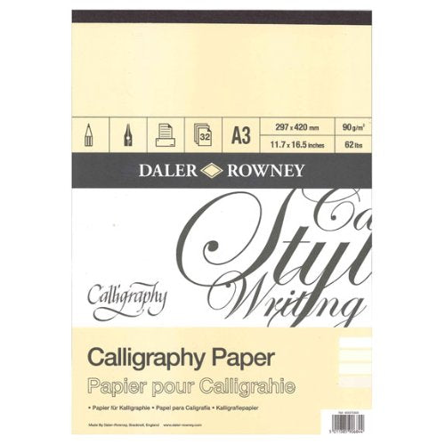 Daler Rowney Calligraphy Pad A3 - Al Masam Stationery LLC Main image