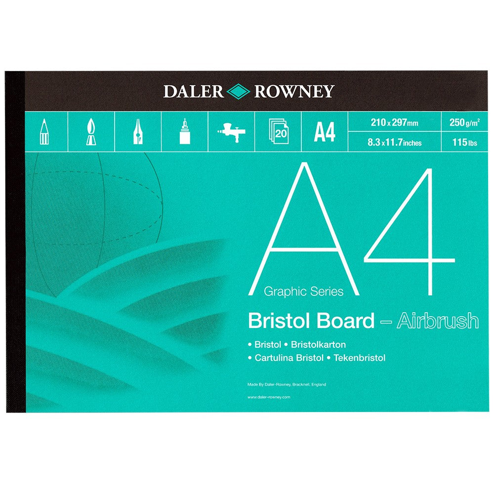 Daler Rowney Graphic Series Bristol Board Pad A4 - Al Masam Stationery LLC Main image