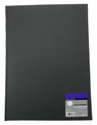 Daler Rowney Simply Extra White Hardbound Sketchbook A3 - Al Masam Stationery LLC Main image