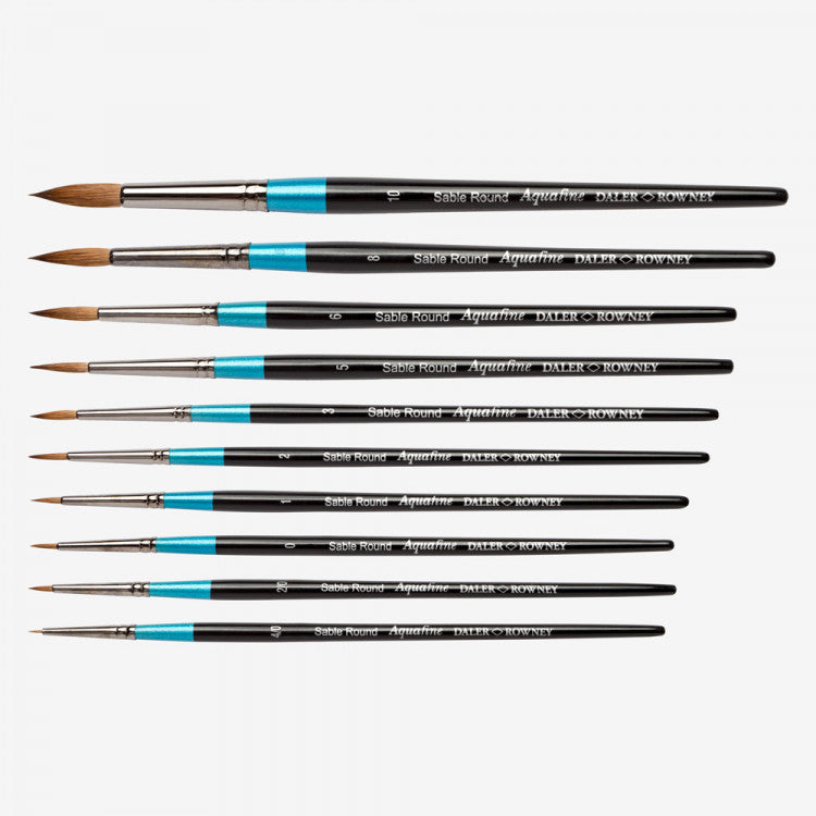 Brush Aquafine Sable Round Af34-0 - Al Masam Stationery LLC