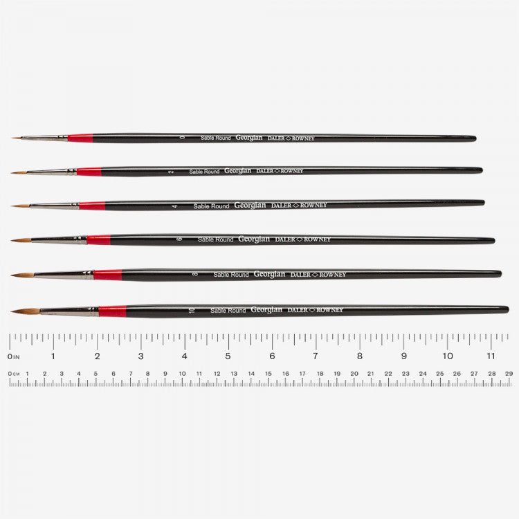 Brush Georgian Sable Round G61-2 - Al Masam Stationery LLC