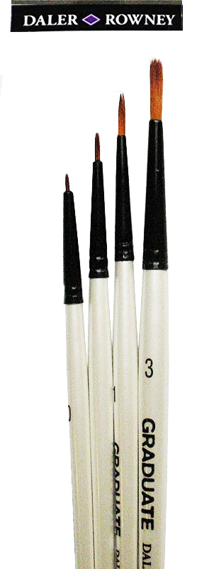 Brush GRADUATE 4 BRUSH SYNTHETIC DETAIL SET Secondary image