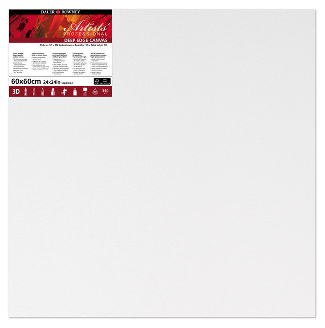 Canvas 3D Daler Rowney 60X60 CM /24X24" - Al Masam Stationery LLC -  - 