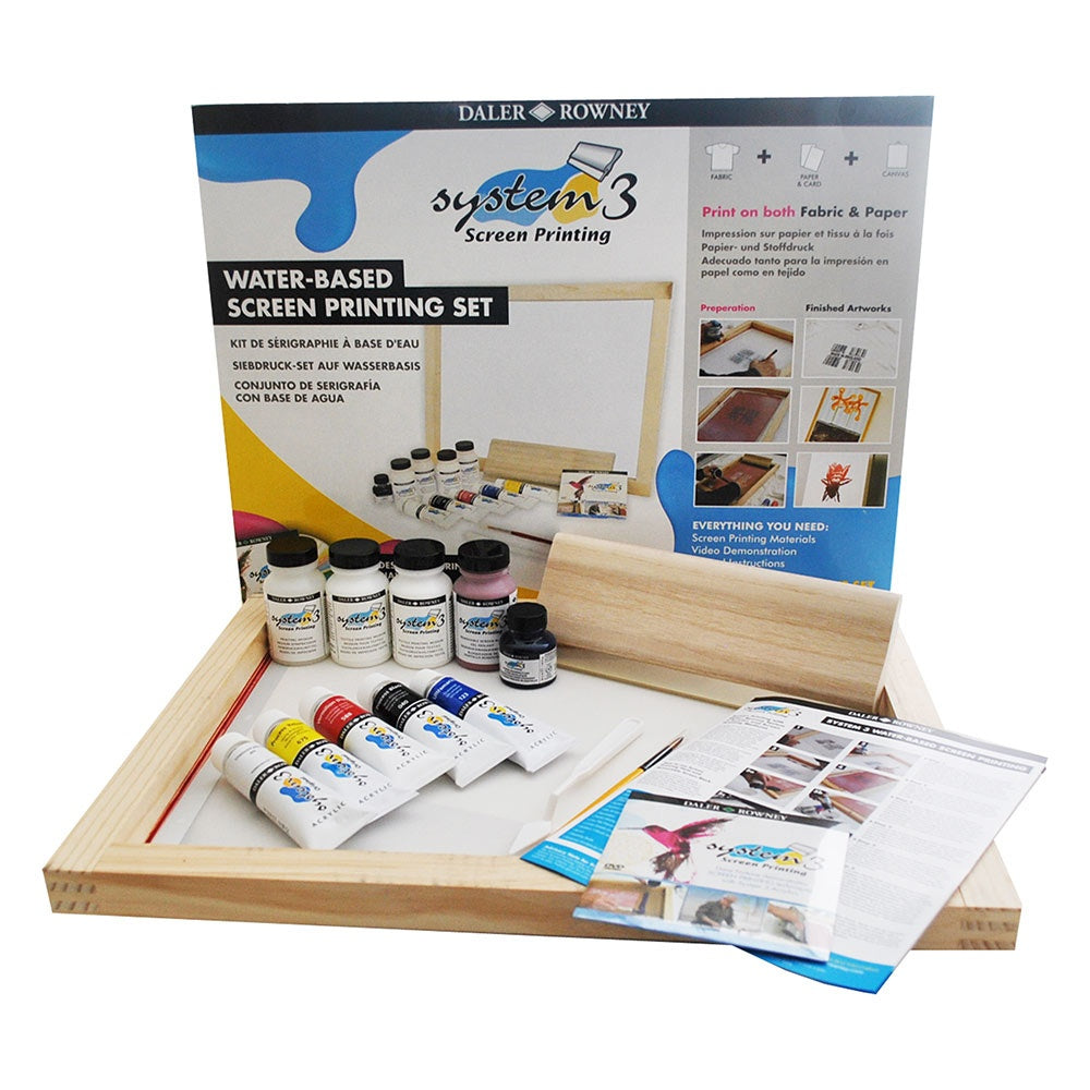 Daler Rowney Acrylic System 3 Original Set System3 Screen Printing - Al Masam Stationery LLC Main image