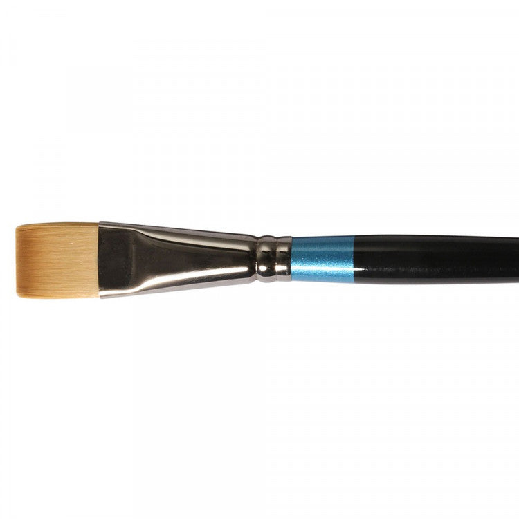 Daler Rowney Aquafine Watercolor Brushes Series 55Flat Shader No.  3/4" - Al Masam Stationery LLC Main image