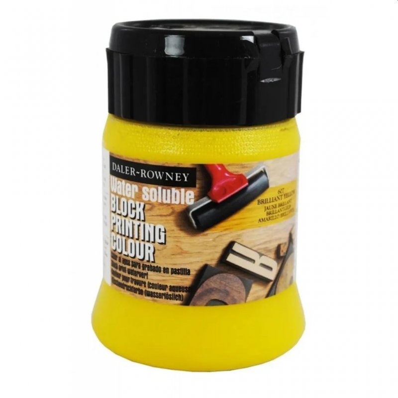 Daler-Rowney Block Printing Colour 250 ml. - Brilliant Yellow - Al Masam Stationery LLC Main image