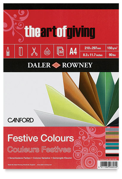 Daler Rowney Canford Festive Pad A4 - Al Masam Stationery LLC Main image