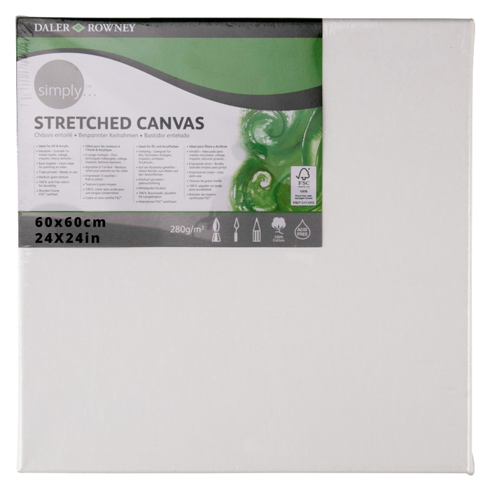 Daler Rowney Canvas Panel 60*60cm/24*24" - Al Masam Stationery LLC