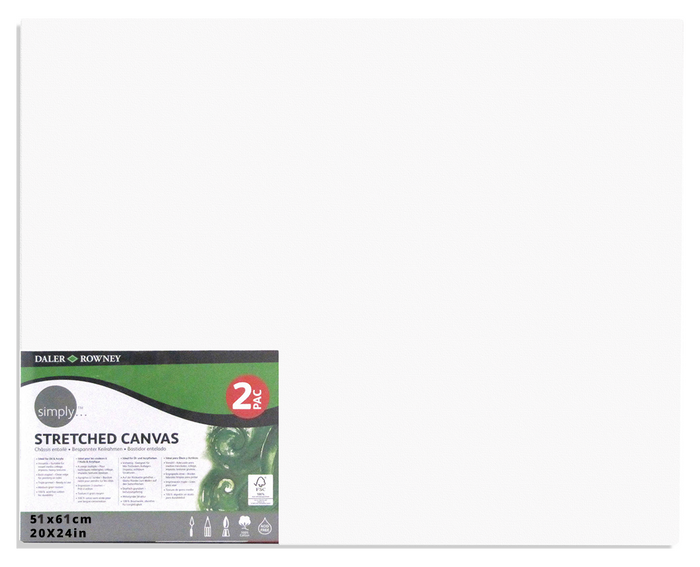 Daler Rowney Canvas Panel Imperial Size 51*61cm/20*24" - Al Masam Stationery LLC