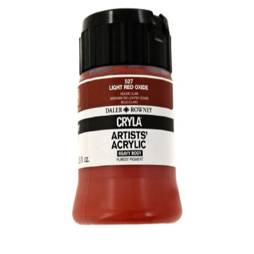 Daler-Rowney Cryla Artist Acrylic Color (250 ml) - Light Red Oxide - Al Masam Stationery LLC Main image