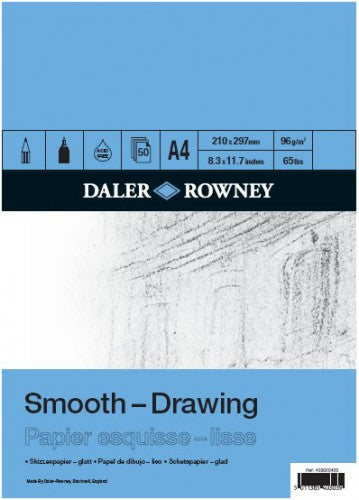 Daler Rowney Drawing Pads Smooth A4 - Al Masam Stationery LLC Main image
