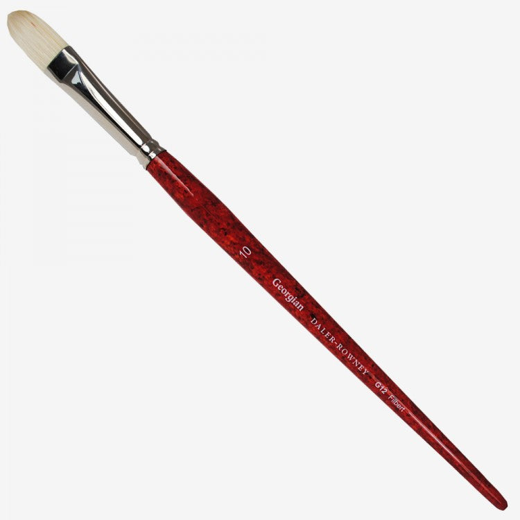 DALER ROWNEY EORGIAN OIL BRUSH G12 FILBERT - 10 - Al Masam Stationery LLC