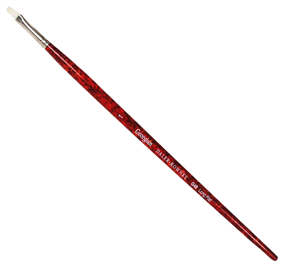 Daler Rowney Georgian Oil Brushes Series G12 Filbert No. 1 - Al Masam Stationery LLC Main image