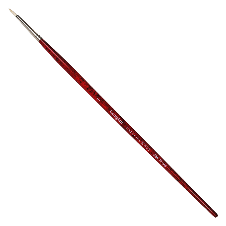 Daler Rowney Georgian Oil Brushes Series G24 Round No. 1 - Al Masam Stationery LLC Main image
