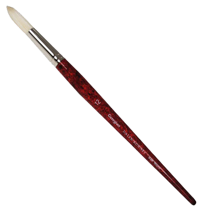 Daler Rowney Georgian Oil Brushes Series G24 Round No. 12 - Al Masam Stationery LLC Main image