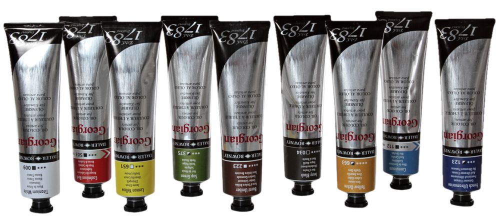 Daler-rowney Georgian Oil Jumbo Set, 9 X 120 Ml Secondary image