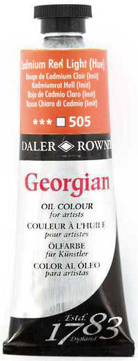 Daler Rowney Georgian Oil Paint- Cadmium Red (Hue) - 225ML Secondary image