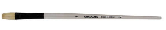 Daler-Rowney Graduate Brush Bristle Flat 8LH - Al Masam Stationery LLC Main image