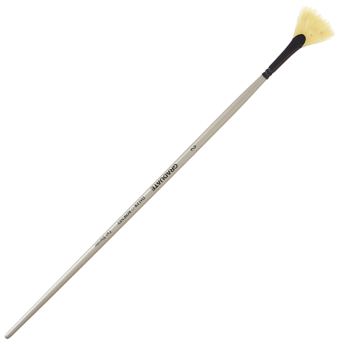 Daler Rowney Graduate Brush Long Handle Bristle Fan 2x27mm - Al Masam Stationery LLC Main image
