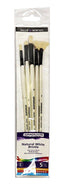 Daler Rowney Graduate Brush Long Handle Natural Bristle Bright Synth Brush LH Set - Al Masam Stationery LLC