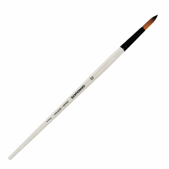 Daler Rowney Graduate Brush Long Handle Synthetic Round 20x8mm - Al Masam Stationery LLC Main image