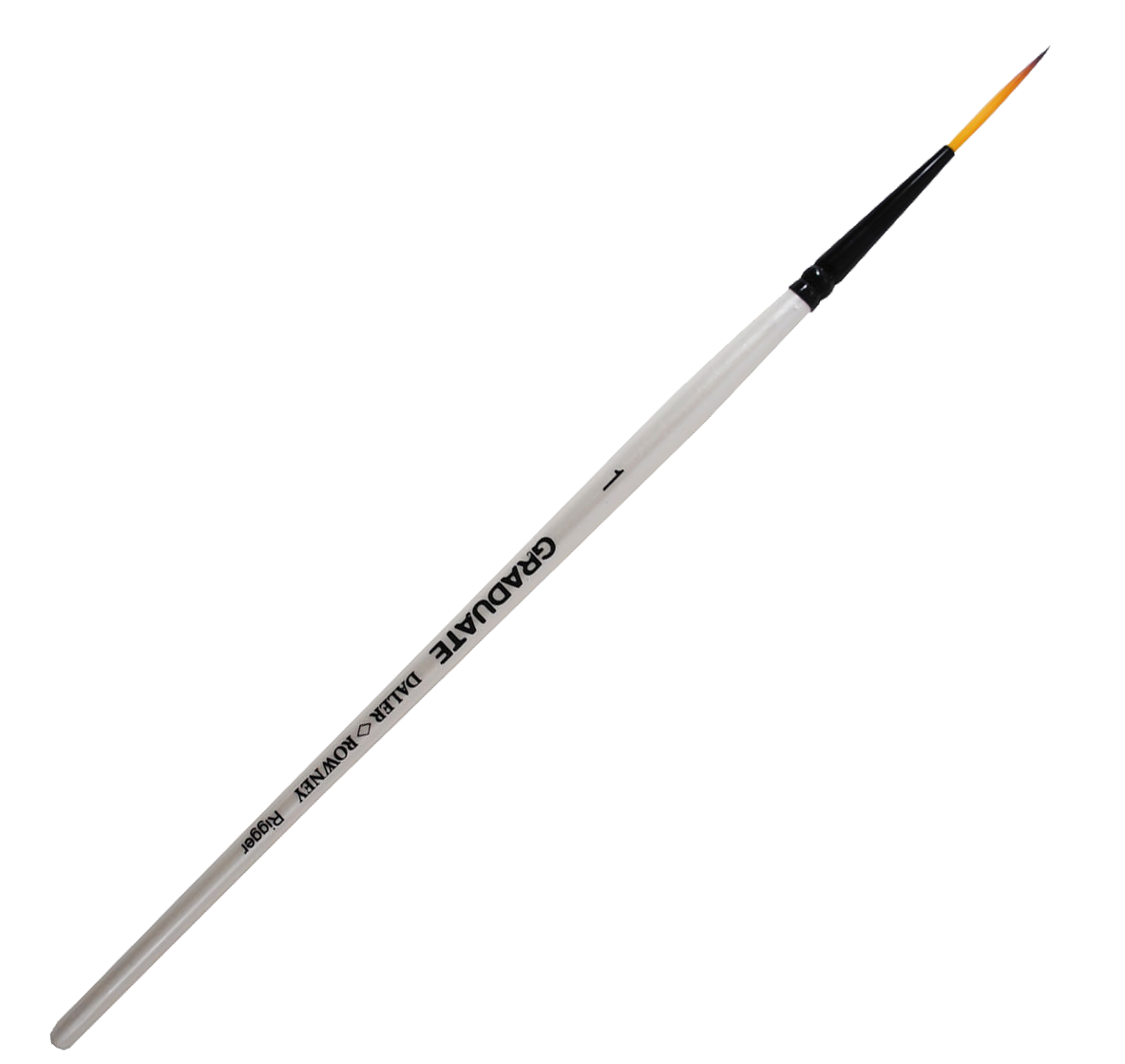 Daler Rowney Graduate Brush Short Handle Synthetic Rigger 1=1mm - Al Masam Stationery LLC Main image