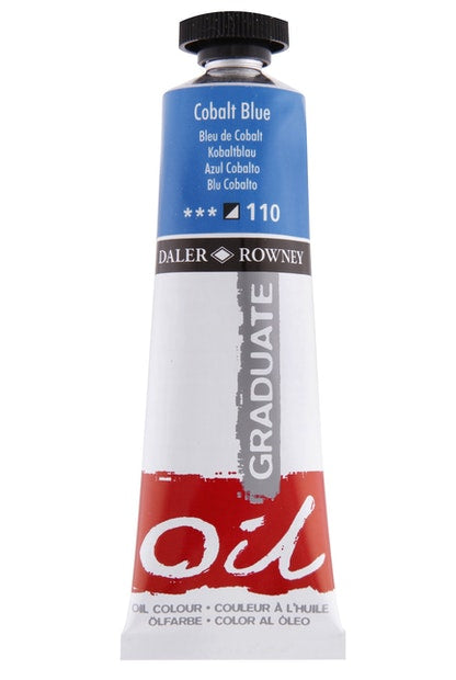 Daler-Rowney Graduate Oil Paint 38ml Cobalt Blue - Al Masam Stationery LLC Main image