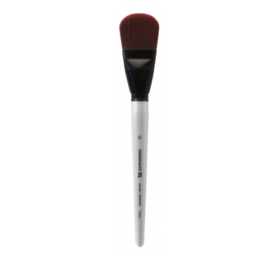 Daler Rowney Graduate XL Stiff Synthetic Filbert Brushes Size 40 - Al Masam Stationery LLC Main image