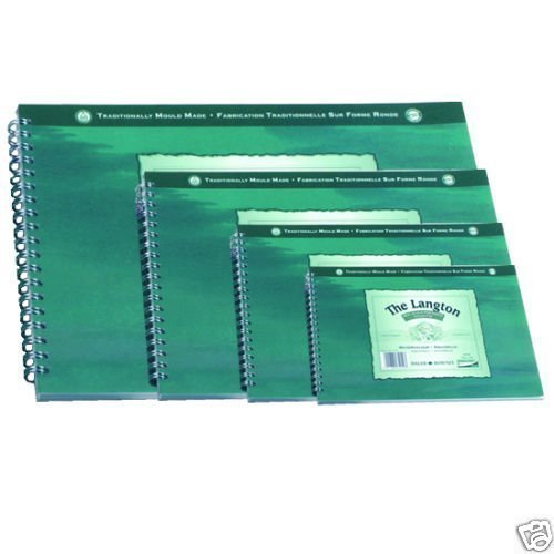 Daler Rowney Langton Watercolour Spirals NOT Surface (Cold Pressed) 12sheets/300gsm 20*16" - Al Masam Stationery LLC Main image