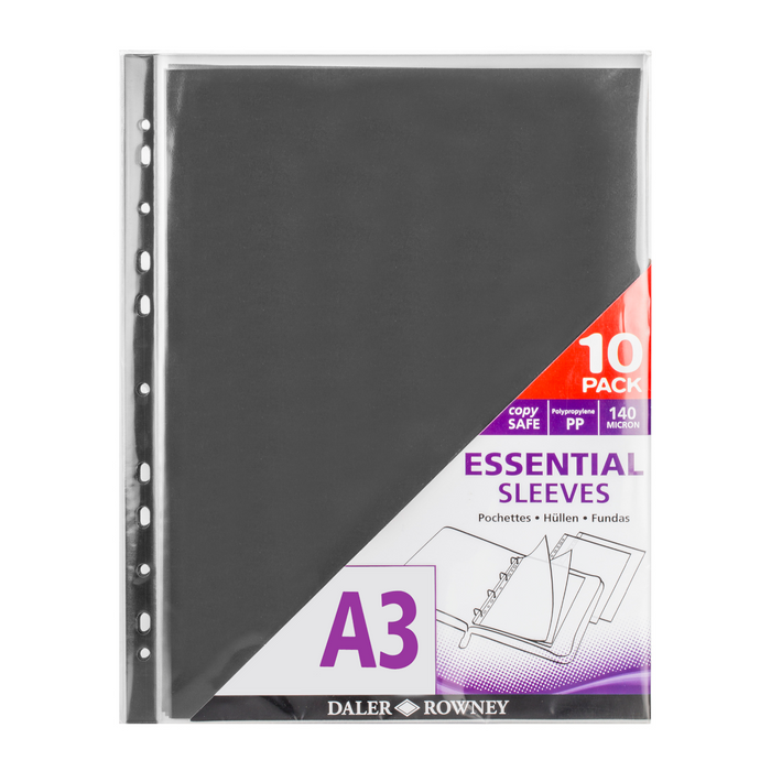 Daler Rowney Luggage  - Essential Display Sleeves A3 - Al Masam Stationery LLC