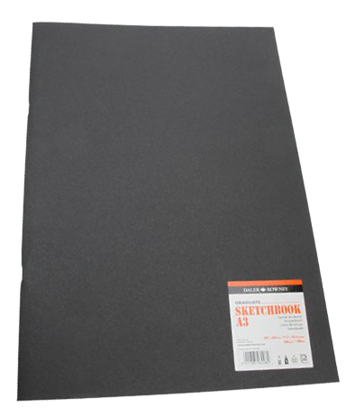 Daler Rowney Matt Soft Cover Stapled Sketchbook Graduate 20sht 160g/m2 A3 - Al Masam Stationery LLC Main image