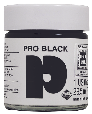 DALER ROWNEY PRO BLACK OPQ.W/COL.29.5ML D/R 32139 -Z - Al Masam Stationery LLC Main image