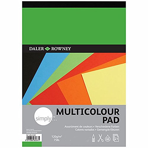 Daler Rowney Simply Multicolored Paper A3 - Al Masam Stationery LLC Main image