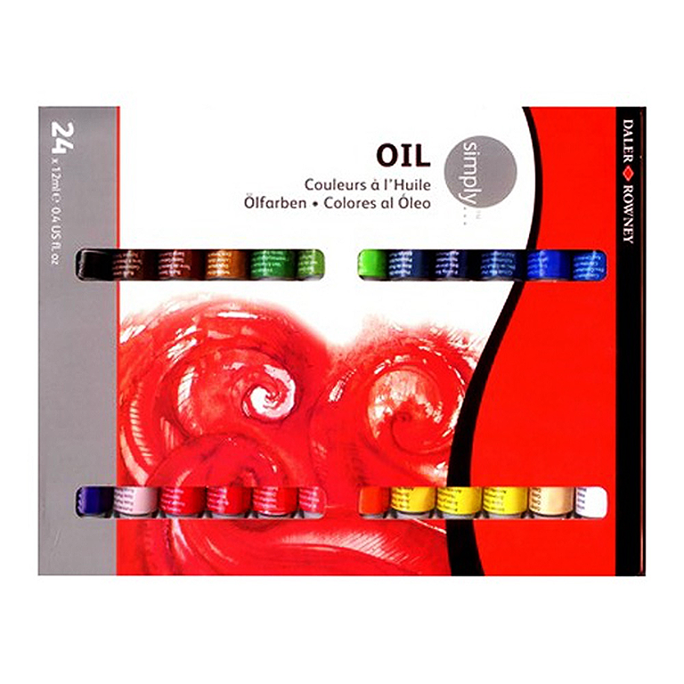 Daler Rowney Simply Oil Color Set - Al Masam Stationery LLC Main image