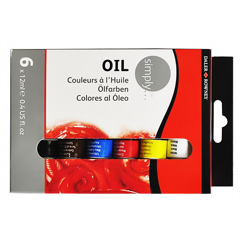 Daler Rowney Simply Oil Color Set - Al Masam Stationery LLC Main image