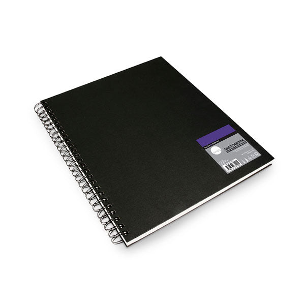 Daler Rowney Simply Soft White Wirebound Sketchbook (80sht 100gsm) 11*14" (Nominal A3) - Al Masam Stationery LLC Main image