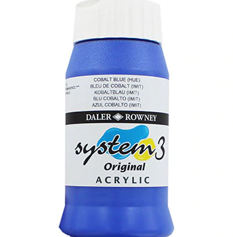 Daler Rowney System 3 Acrylic Paint - Cobalt Blue Hue - Al Masam Stationery LLC Main image