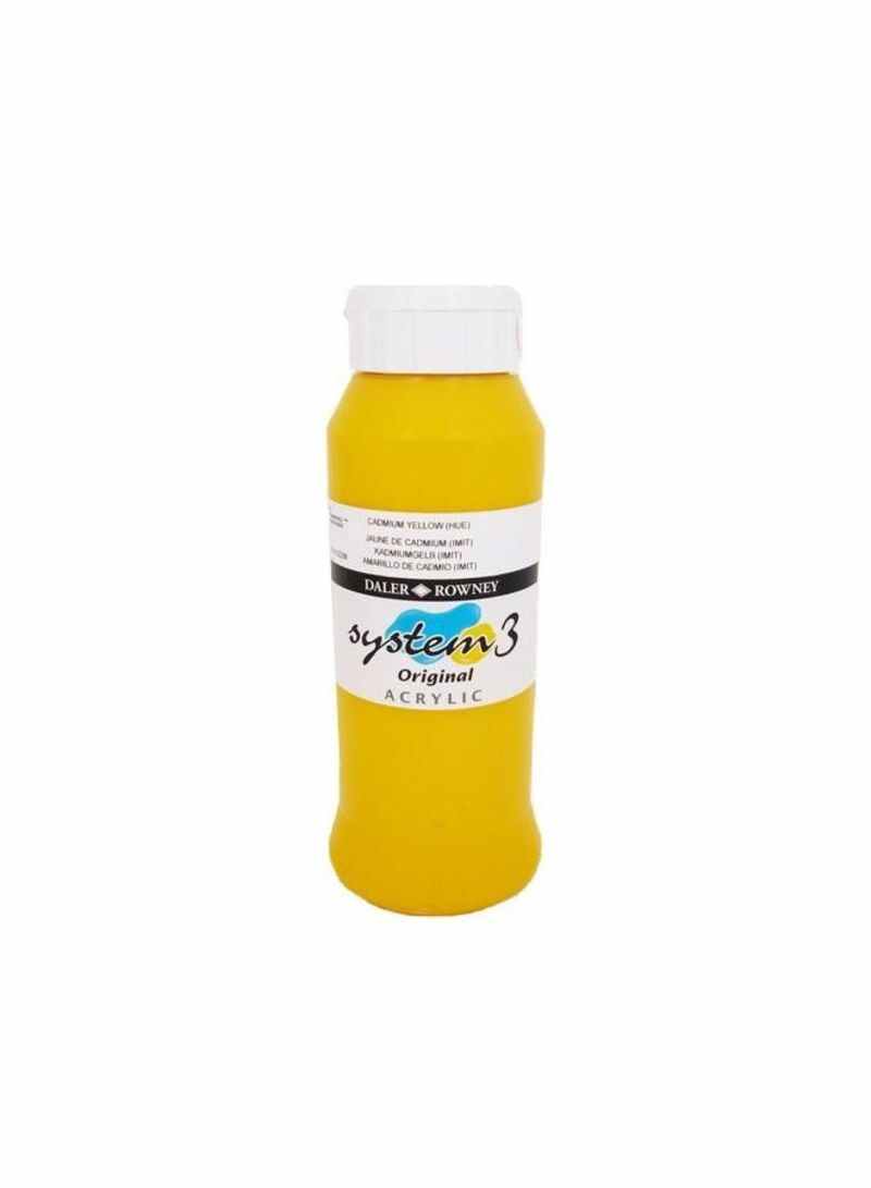 Daler Rowney System 3 Original Acrylic Yellow - Al Masam Stationery LLC Main image