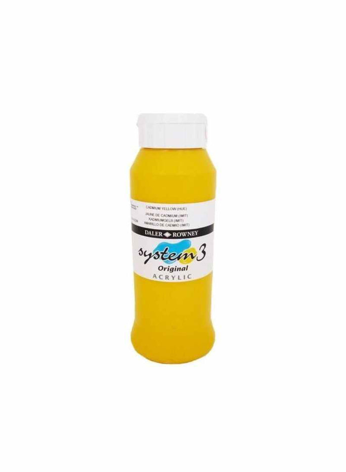 Daler Rowney System 3 Original Acrylic Yellow - Al Masam Stationery LLC