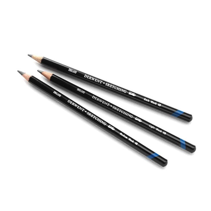 Derwent Water Soluble Sketching Pencils 8-HB - Al Masam Stationery LLC Main image