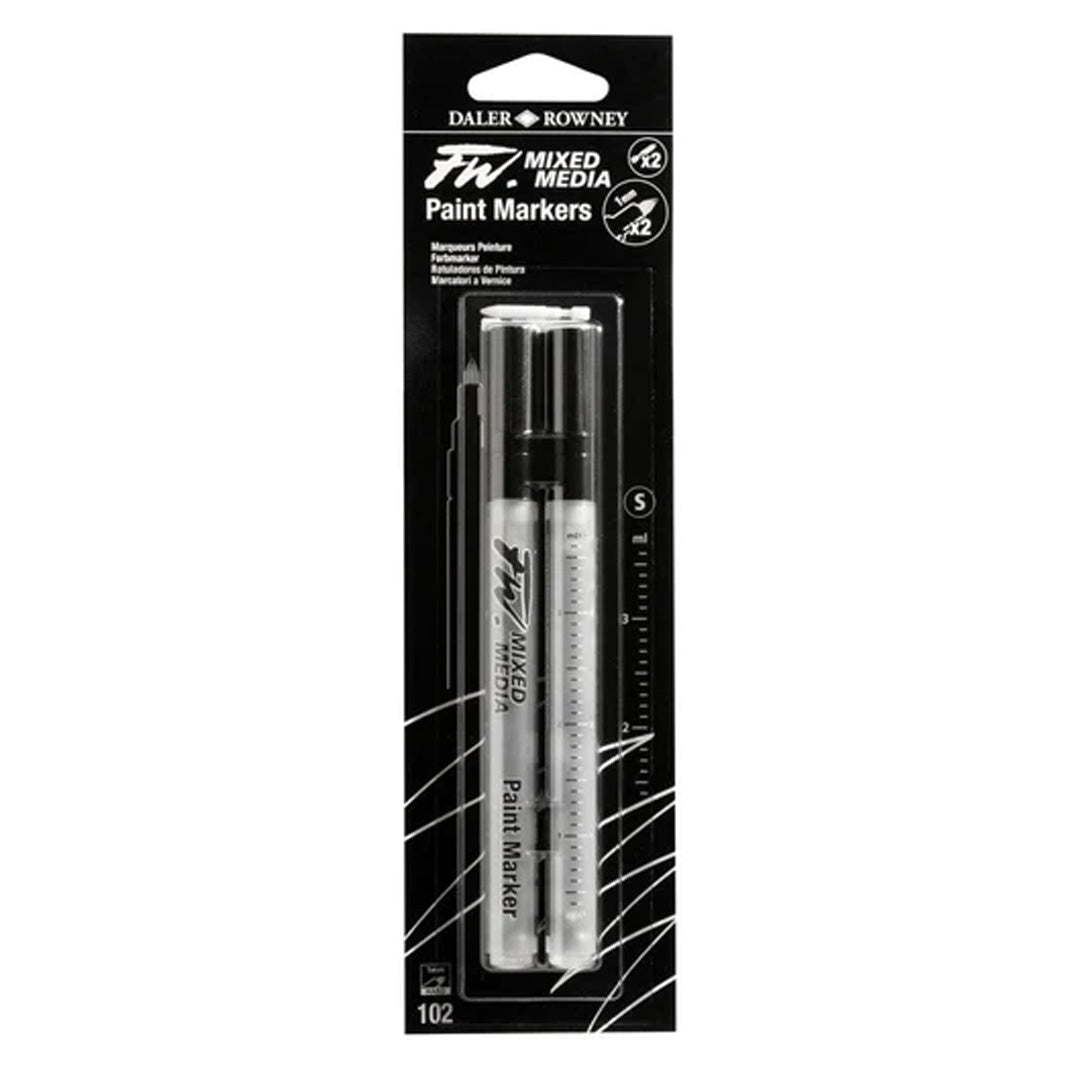 FW MARKER SET 2X1-2MM RD+NIBS - duplicate - Al Masam Stationery LLC Main image