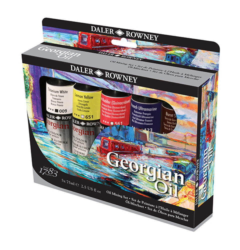 Georgian Oil Color MIXING SET - Al Masam Stationery LLC Main image