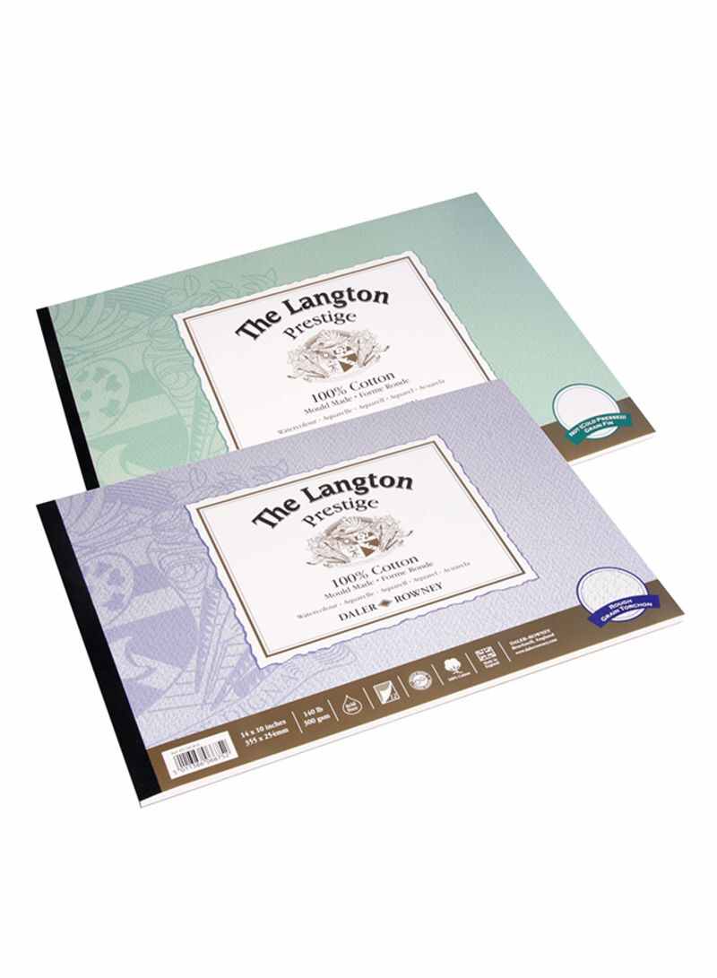Langton Prestige Rough Pad Blue - Al Masam Stationery LLC Main image