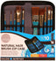 Natural Hair Brush Zip Case - 10 Pieces - Al Masam Stationery LLC